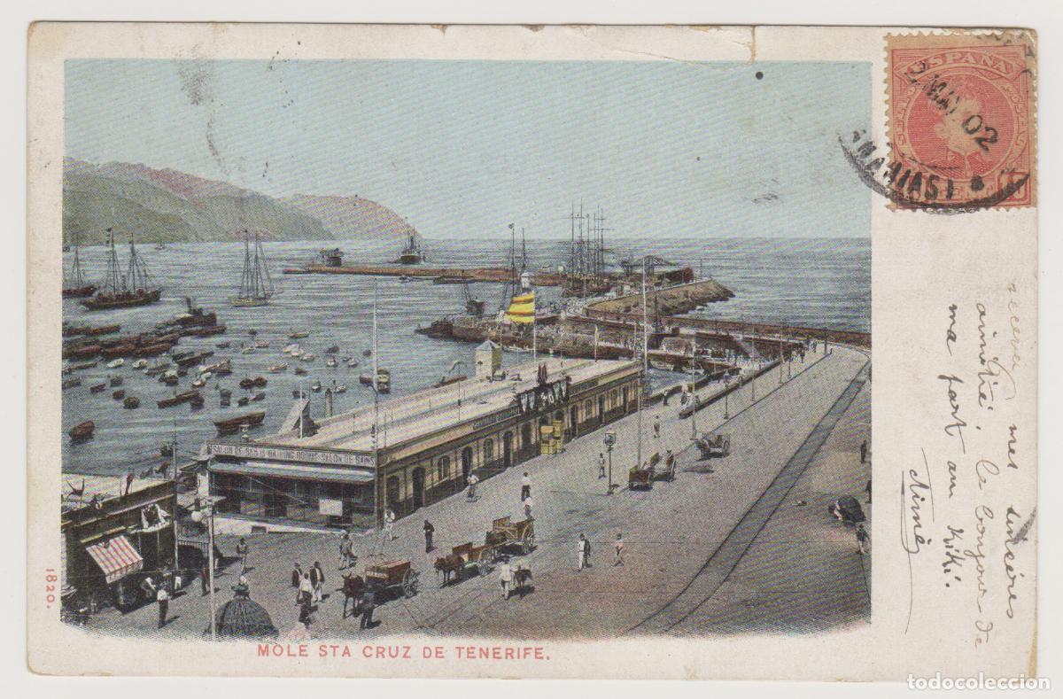 Postales: TARJETA POSTAL - TENERIFE - MOLE STA CRUZ DE TENERIFE - N&ordm; 1820