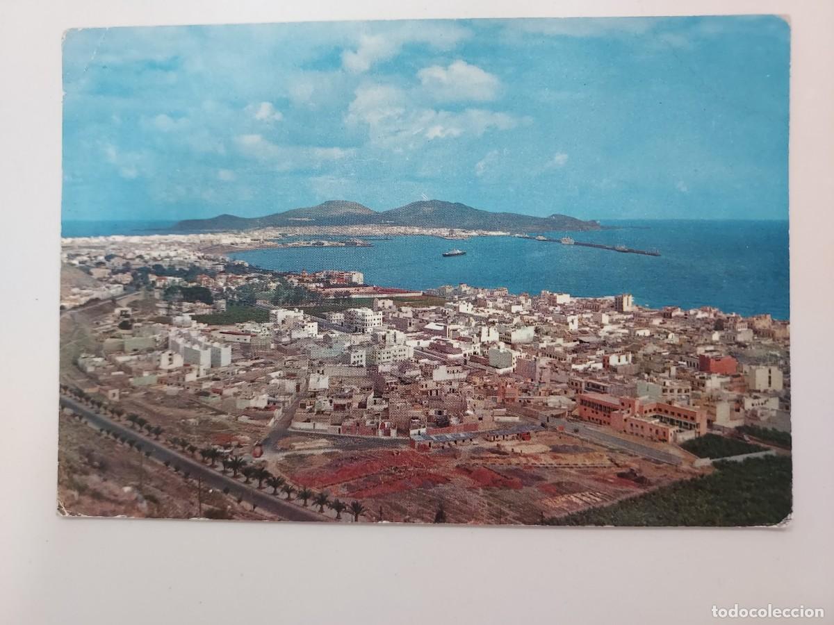Postales: POSTAL LAS PALMAS GRAN CANARIA VISTA GENERAL PUERTO DE LA LUZ. 1962. CIRCULADA