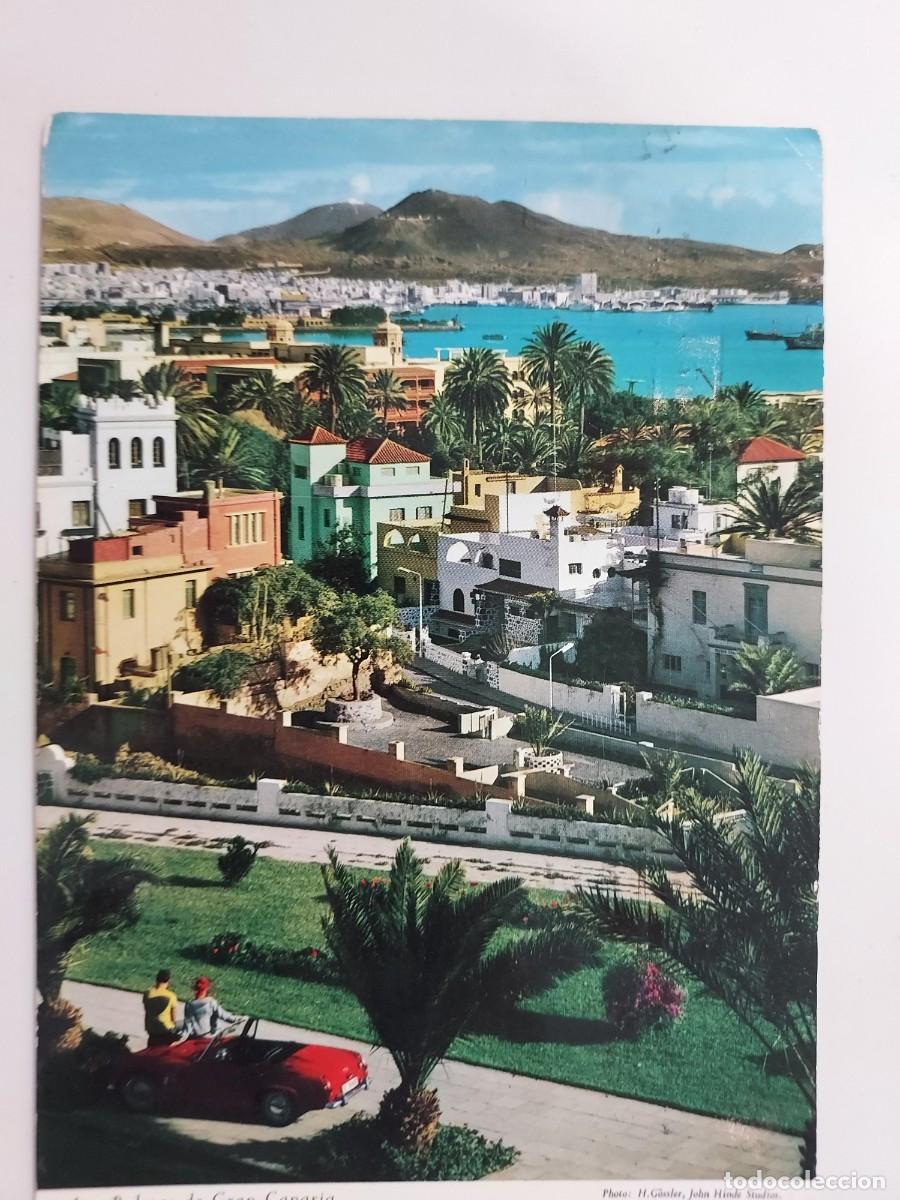 Postkarten: POSTAL LAS PALMAS GRAN CANARIA VISTA PARCIAL Y DESCAPOTABLE 1969 CIRCULADA. JOHN HINDE