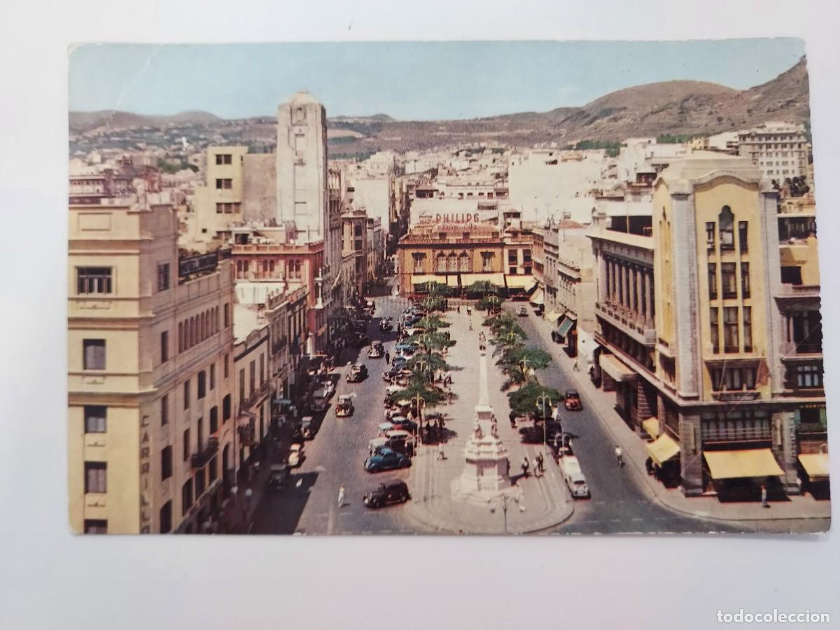 Postales: POSTAL SANTA CRUZ DE TENERIFE PLAZA DE LA CANDELARIA. 1958. ESCRITA