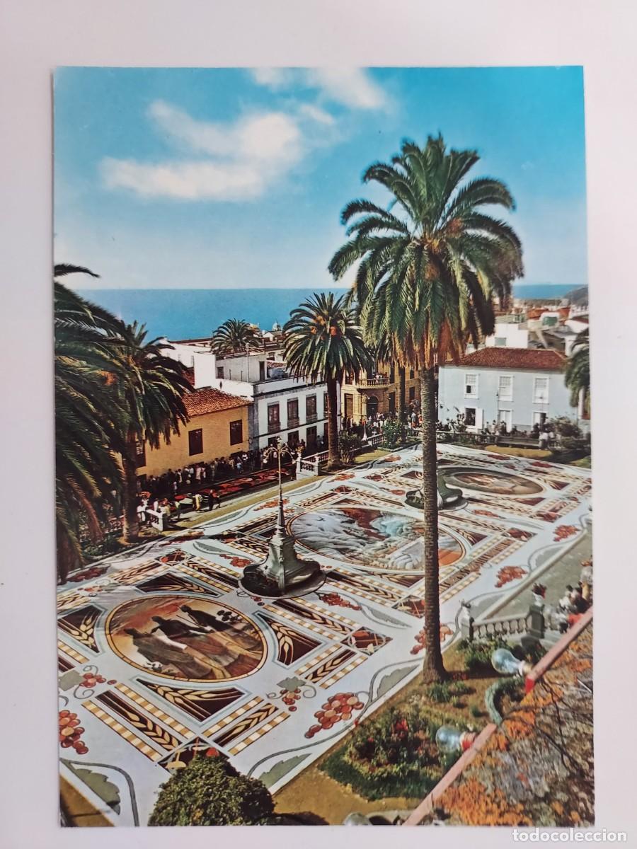 Postales: POSTAL LA OROTAVA ALFOMBRAS HECHAS CON ARENA DEL TEIDE. 1967. SIN CIRCULAR. TENERIFE