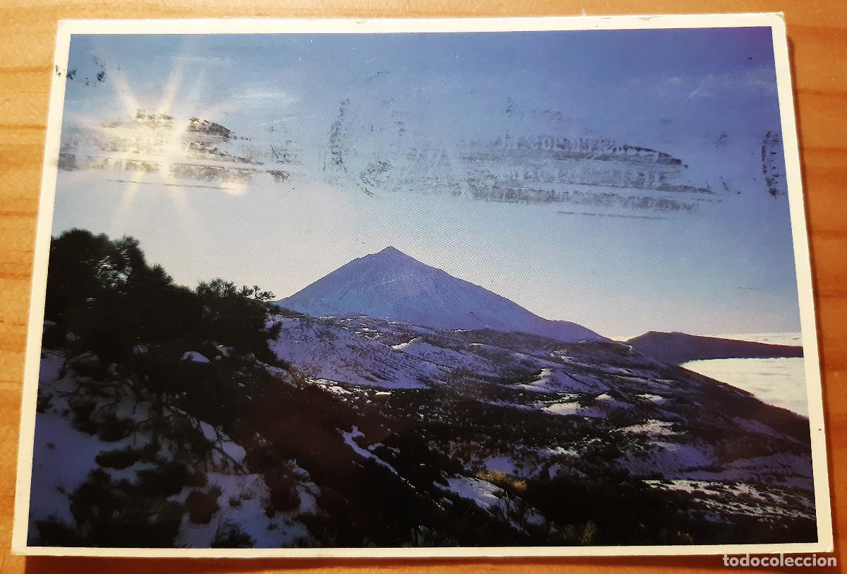 Postales: ISLAS CANARIAS - EL TEIDE - TENERIFE - CIRCULADA CON SELLO - 10 X 15 CMS. - PERFECTO ESTADO