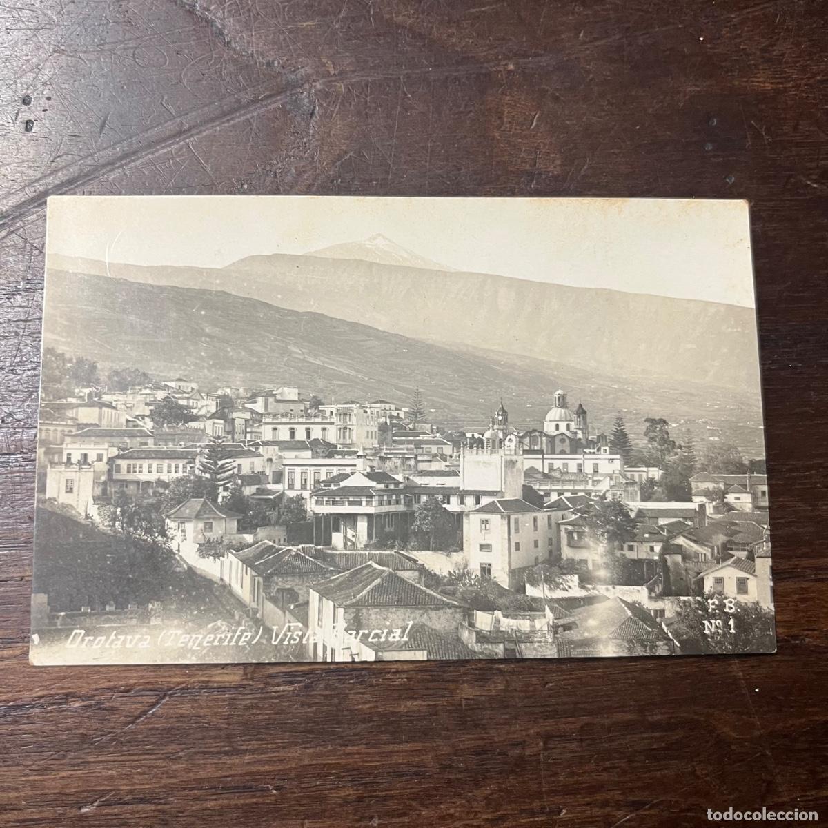 Postales: Postal antigua de Canarias, Orotava Tenerife vista parcial de foto Baena n&ordm;1