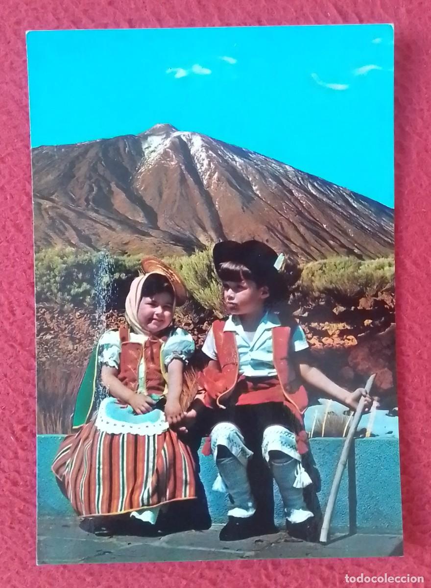Postales: POSTAL POST CARD SPAIN ESPAGNE TENERIFE EL TEIDE MOUNTAIN MONT BERG..NI&Ntilde;OS..TRAJES T&Iacute;PICOS..SPANIEN.