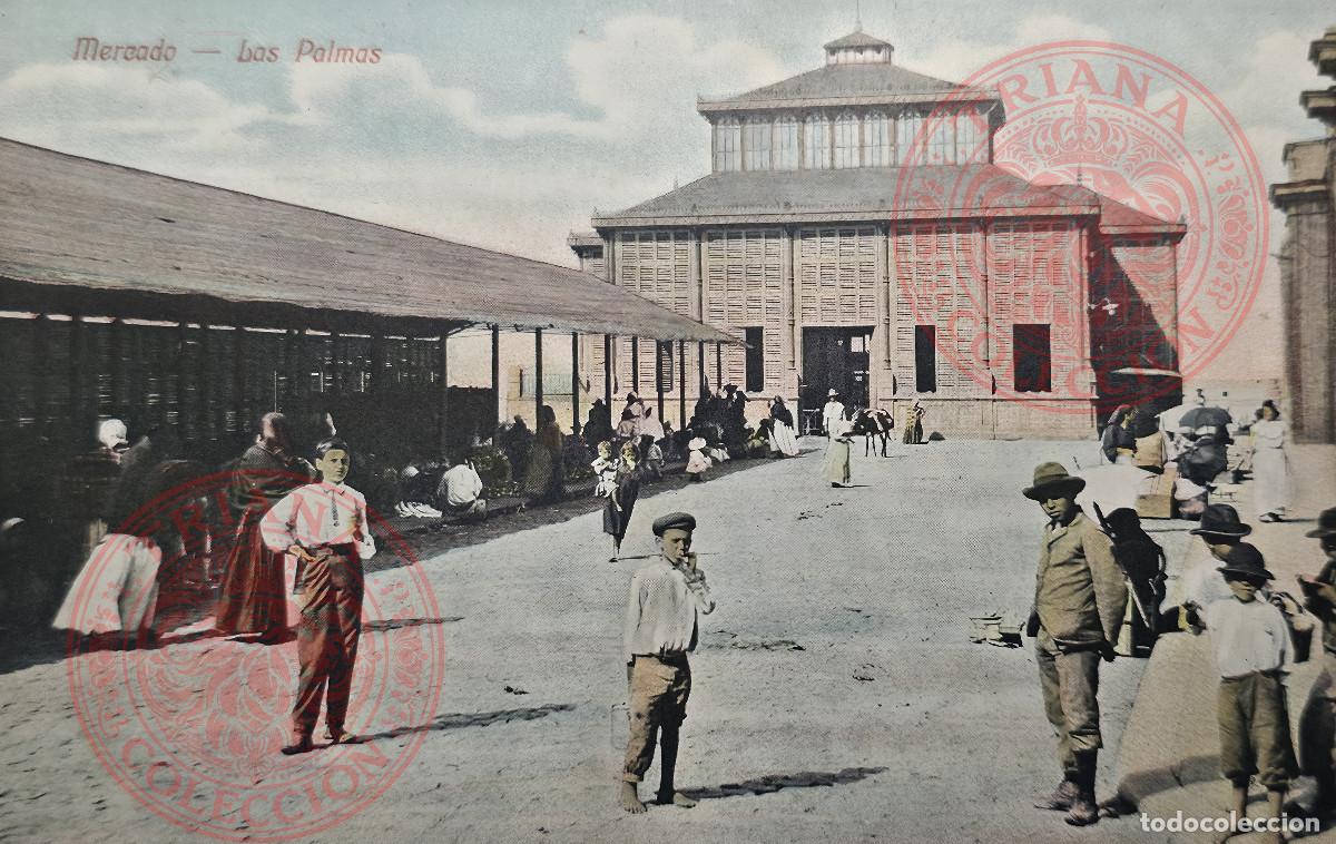 Postales: POSTAL LAS PALMAS - MERCADO N&ordm; 4667