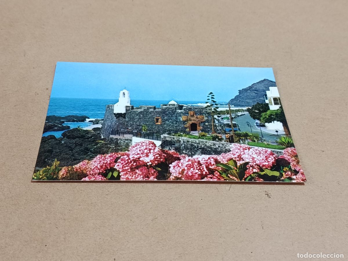 Postales: TENERIFE - POSTAL GARACHICO - CASTILLO SAN MIGUEL Y VISTA PARCIAL