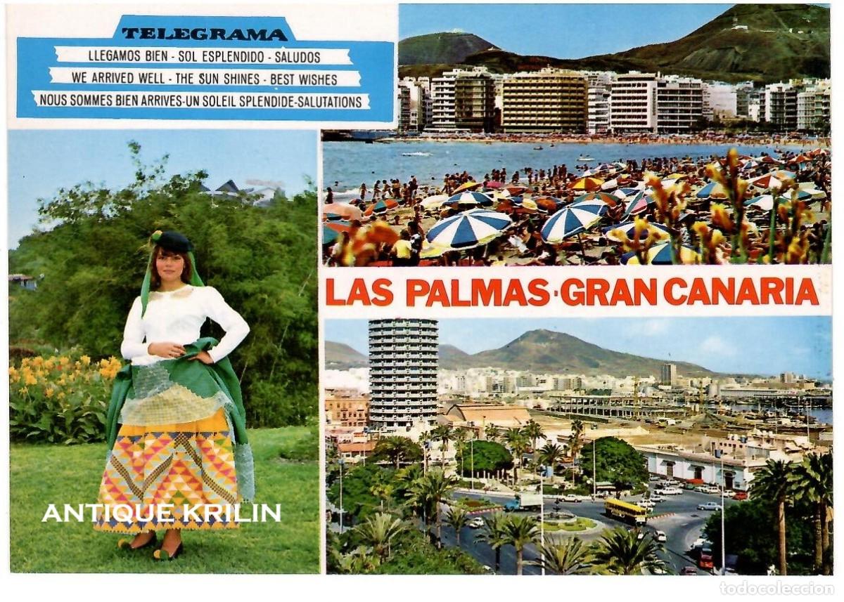 Postales: LAS PALMAS DE GRAN CANARIA N&ordm; 6290 VISTAS / EDICIONES ISLAS 1974 / SIN FRANQUEAR