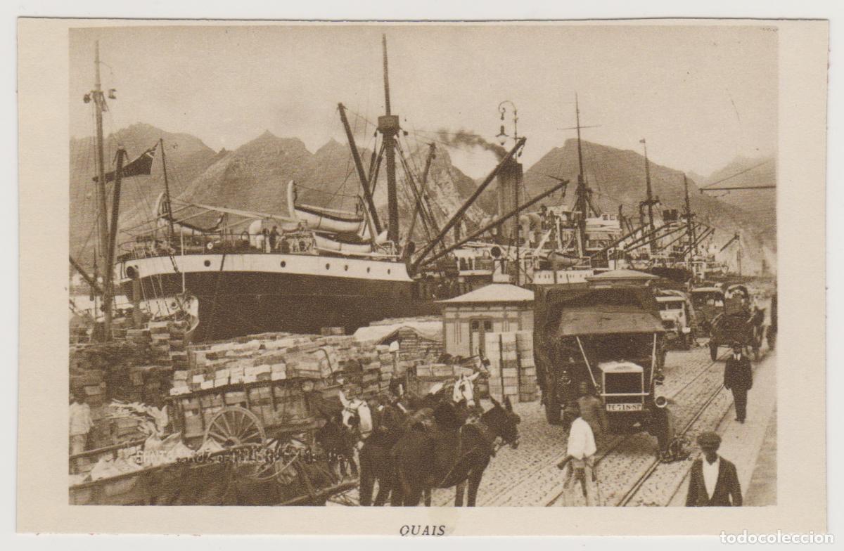 Postales: TARJETA POSTAL - TENERIFE - SANTA CRUZ - QUAIS - IMP. CATALA