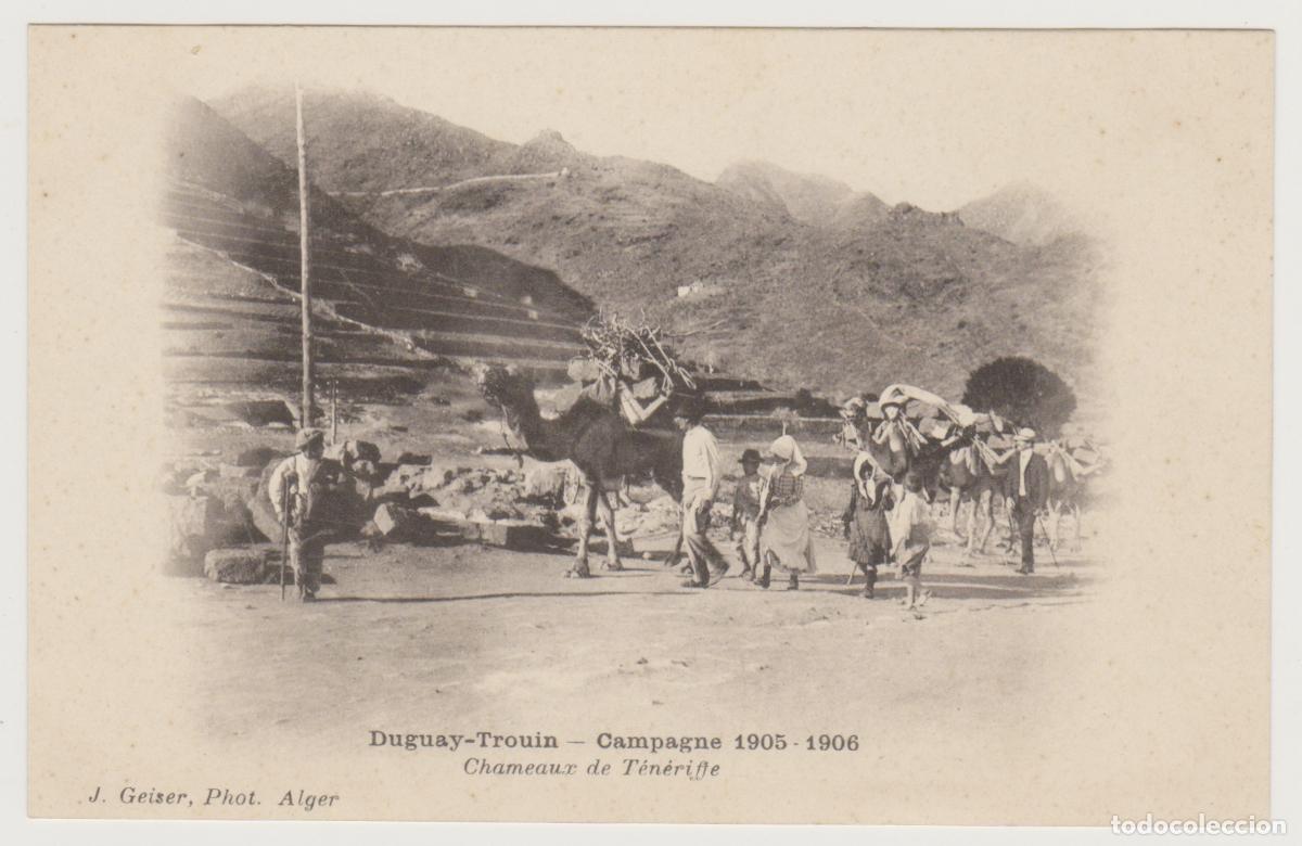 Postales: TARJETA POSTAL - CHAMEAUX DE TENERIFE - DUGUAY-TROUIN - CAMPAGNE 1905-1906 - J. GEISER