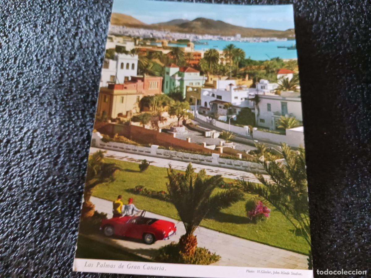 Postales: las palmas de gran canaria, vista parcial y puerto de la luz, ed. john hinde, circulada
