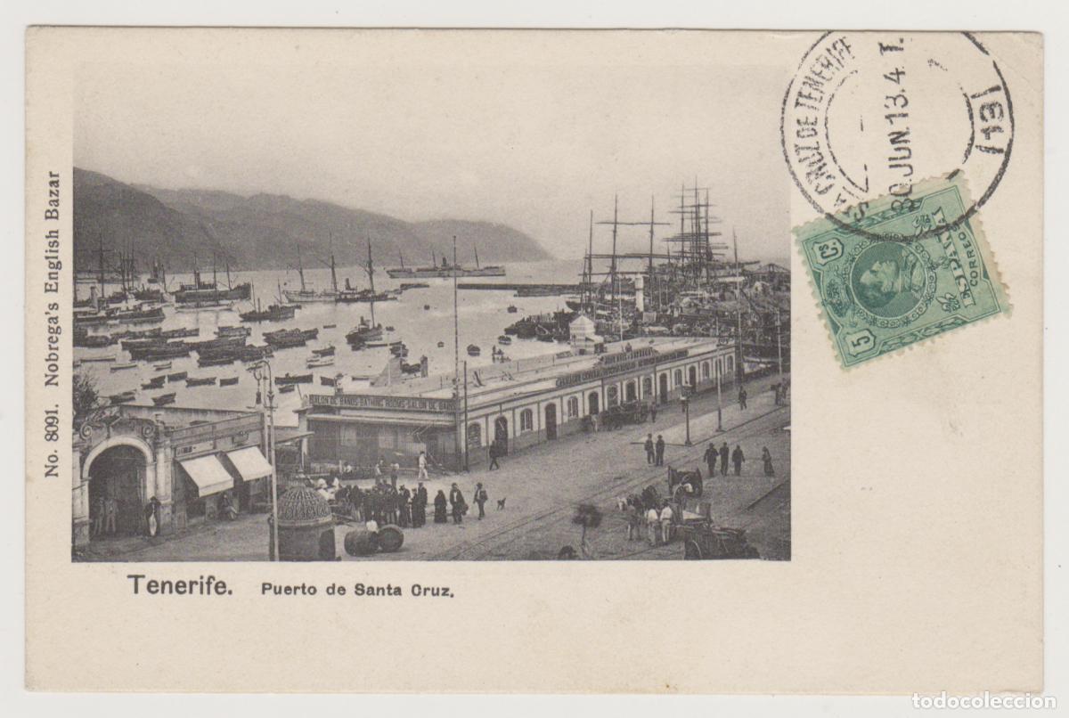 Postales: TARJETA POSTAL - TENERIFE - PUERTO DE SANTA CRUZ - N&ordm; 8091 - NOBREGA'S ENGLISH BAZAR