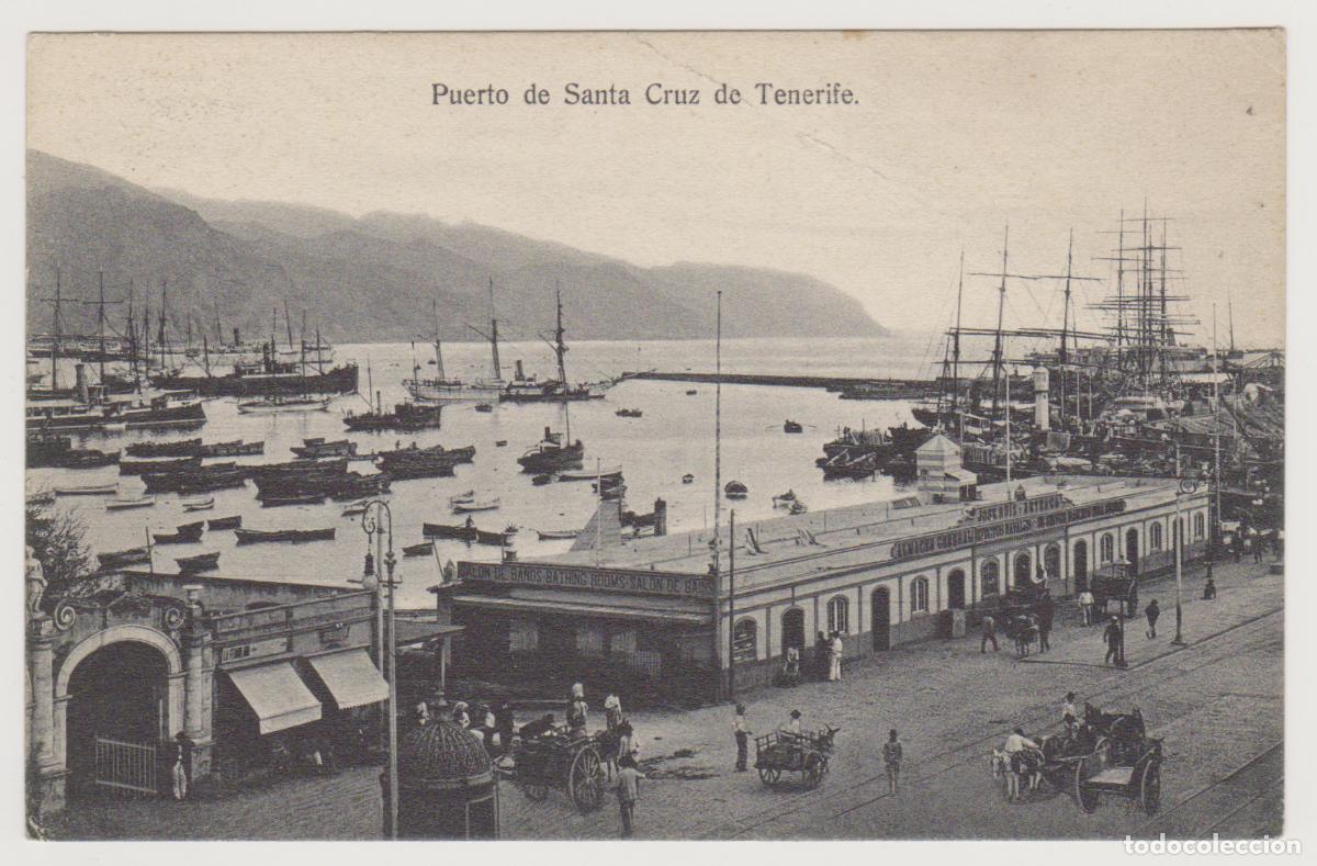 Postales: TARJETA POSTAL - PUERTO DE SANTA CRUZ DE TENERIFE - BAZAR FRANCES