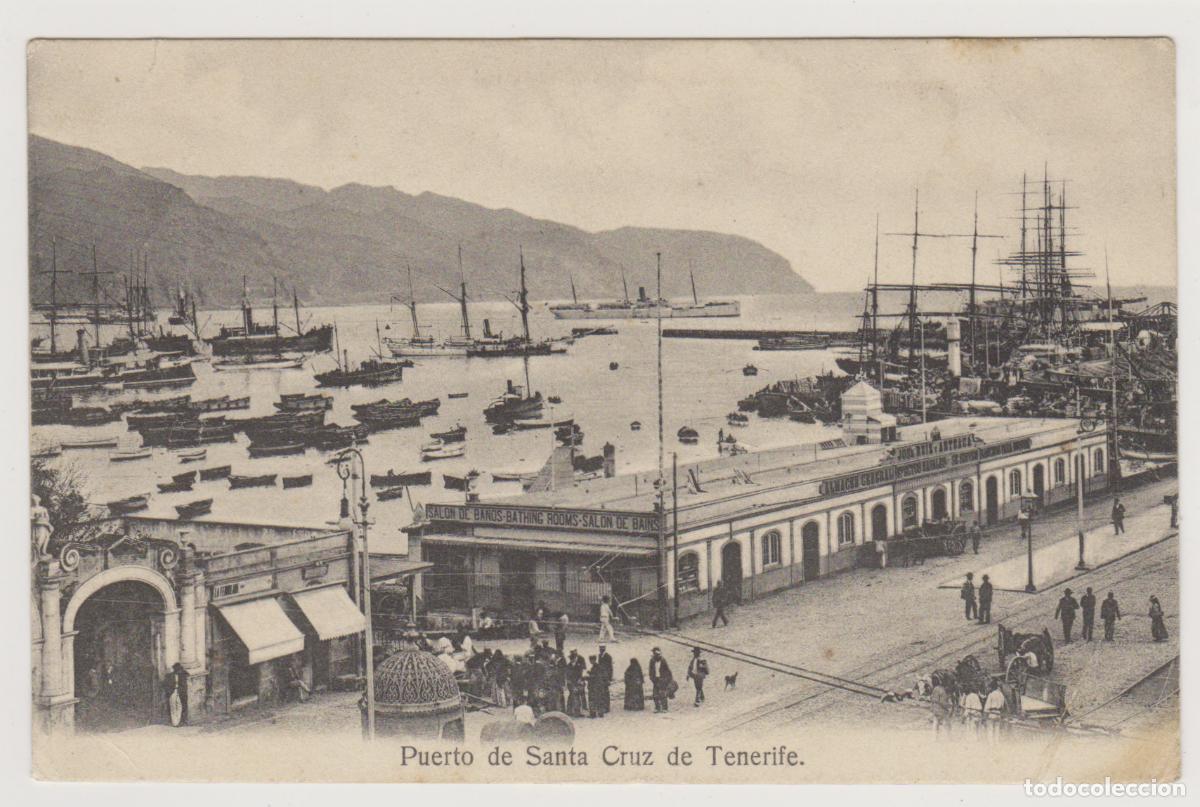 Postales: TARJETA POSTAL - PUERTO DE SANTA CRUZ DE TENERIFE - N&ordm; 36 - NOBREGA'S ENGLISH BAZAR