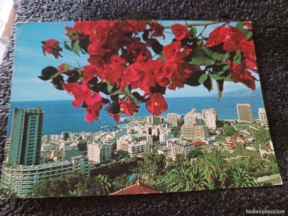Postales: puerto de la cruz, vista parcial, ed. euroafricana, circulada