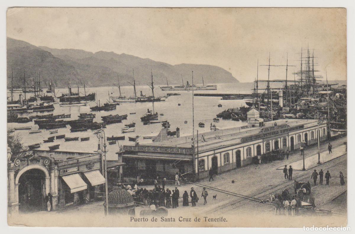 Postales: TARJETA POSTAL - PUERTO DE SANTA CRUZ DE TENERIFE - NOBREGA'S ENGLISH BAZAR