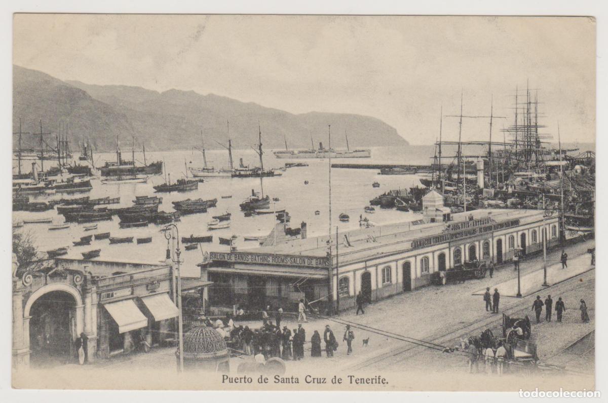 Postales: TARJETA POSTAL - PUERTO DE SANTA CRUZ DE TENERIFE - NOBREGA'S ENGLISH BAZAR