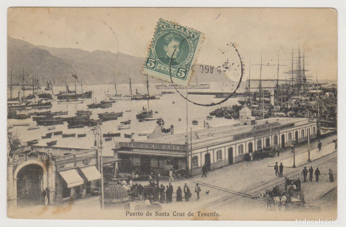 Postales: TARJETA POSTAL - PUERTO DE SANTA CRUZ DE TENERIFE - NOBREGA'S ENGLISH BAZAR