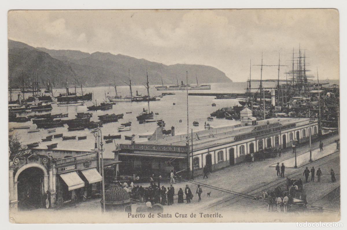 Postales: TARJETA POSTAL - PUERTO DE SANTA CRUZ DE TENERIFE - NOBREGA'S ENGLISH BAZAR