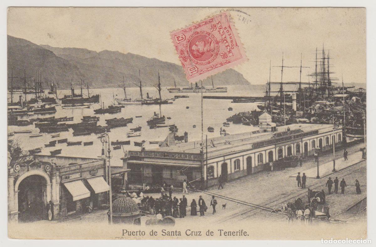 Postales: TARJETA POSTAL - PUERTO DE SANTA CRUZ DE TENERIFE - N&ordm; 36 - NOBREGA'S ENGLISH BAZAR