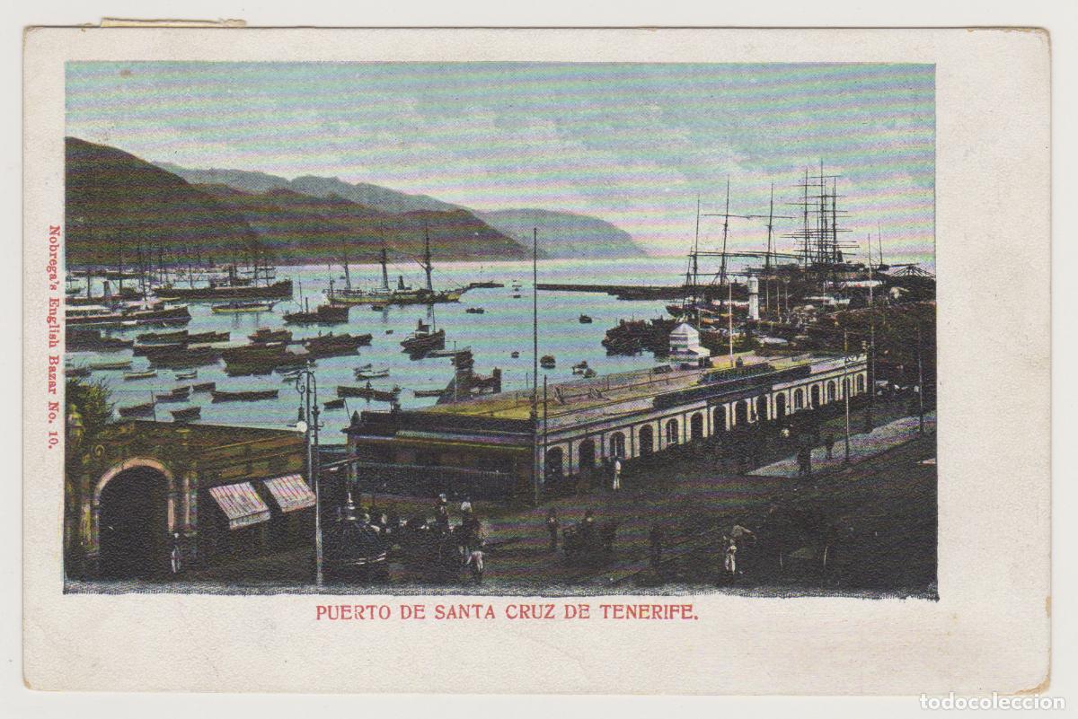 Postales: TARJETA POSTAL - PUERTO DE SANTA CRUZ DE TENERIFE - N&ordm; 10 - NOBREGA'S ENGLISH BAZAR