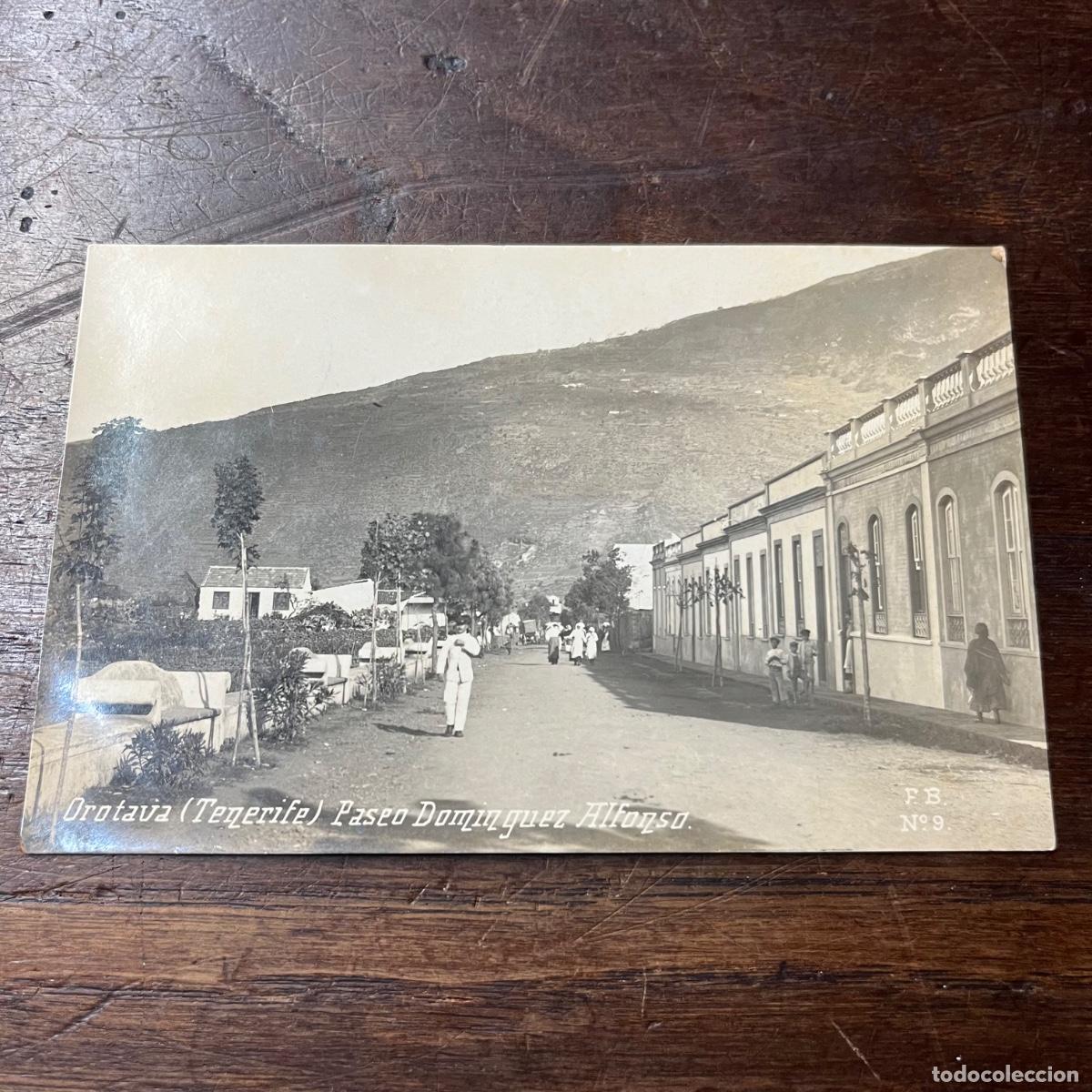 Postales: Postal antigua de Canarias, Orotava Tenerife Paseo Dominguez Doreste FB 9 colecci&oacute;n Miranda