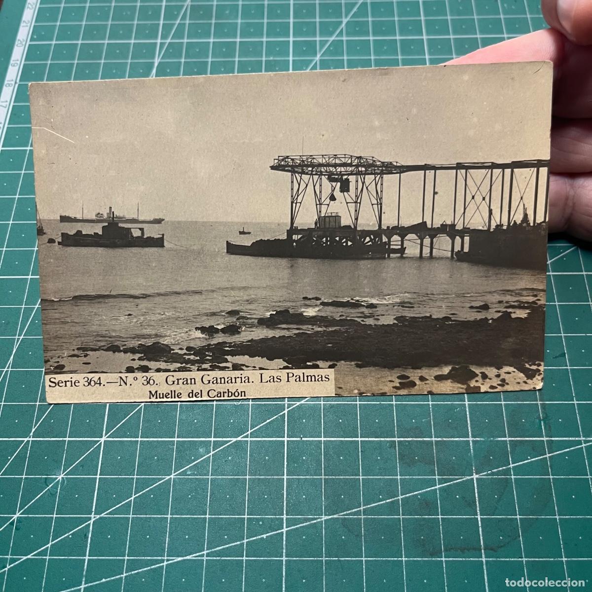 Postales: Postal antigua de Canarias, Las Palmas, Muelle del Carbon n36