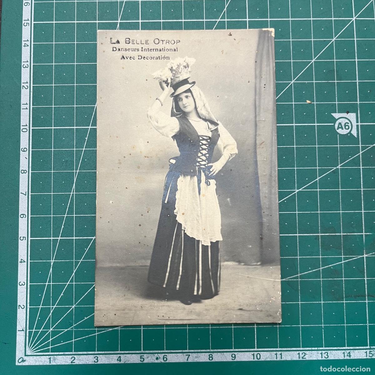 Postales: Postal antigua de Canarias, traje t&iacute;pico Photo art Tenerife