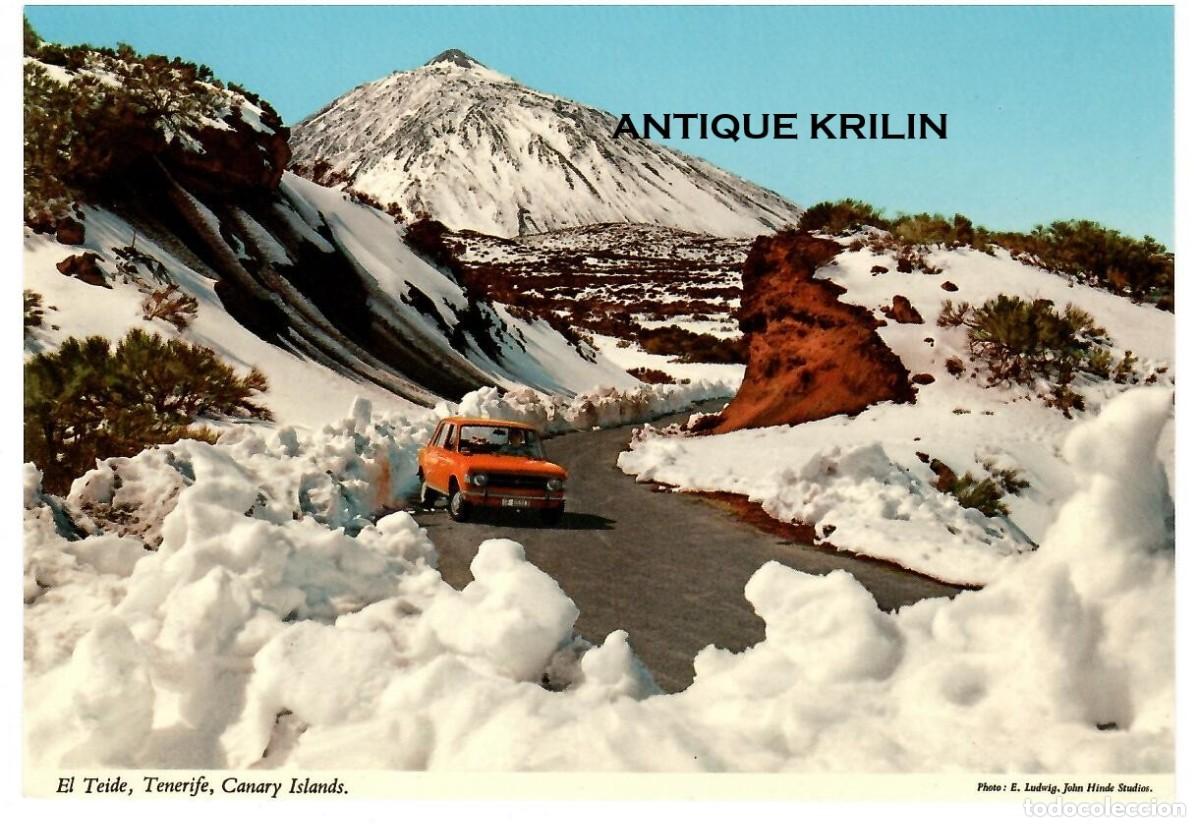 Postales: TENERIFE / EL TEIDE Y LAS CA&Ntilde;ADAS / EDICION JOHN HINDE / SIN FRANQUEAR