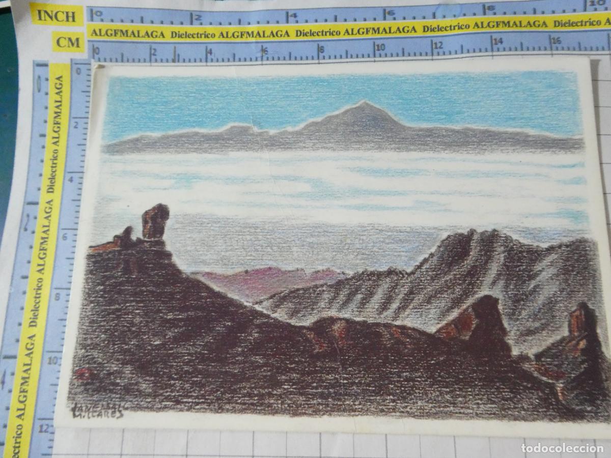 Postales: POSTAL DE ISLAS CANARIAS. CUMBRE GRAN CANARIA TEIDE. DIBUJO JANE MILLARES SALL. 2722
