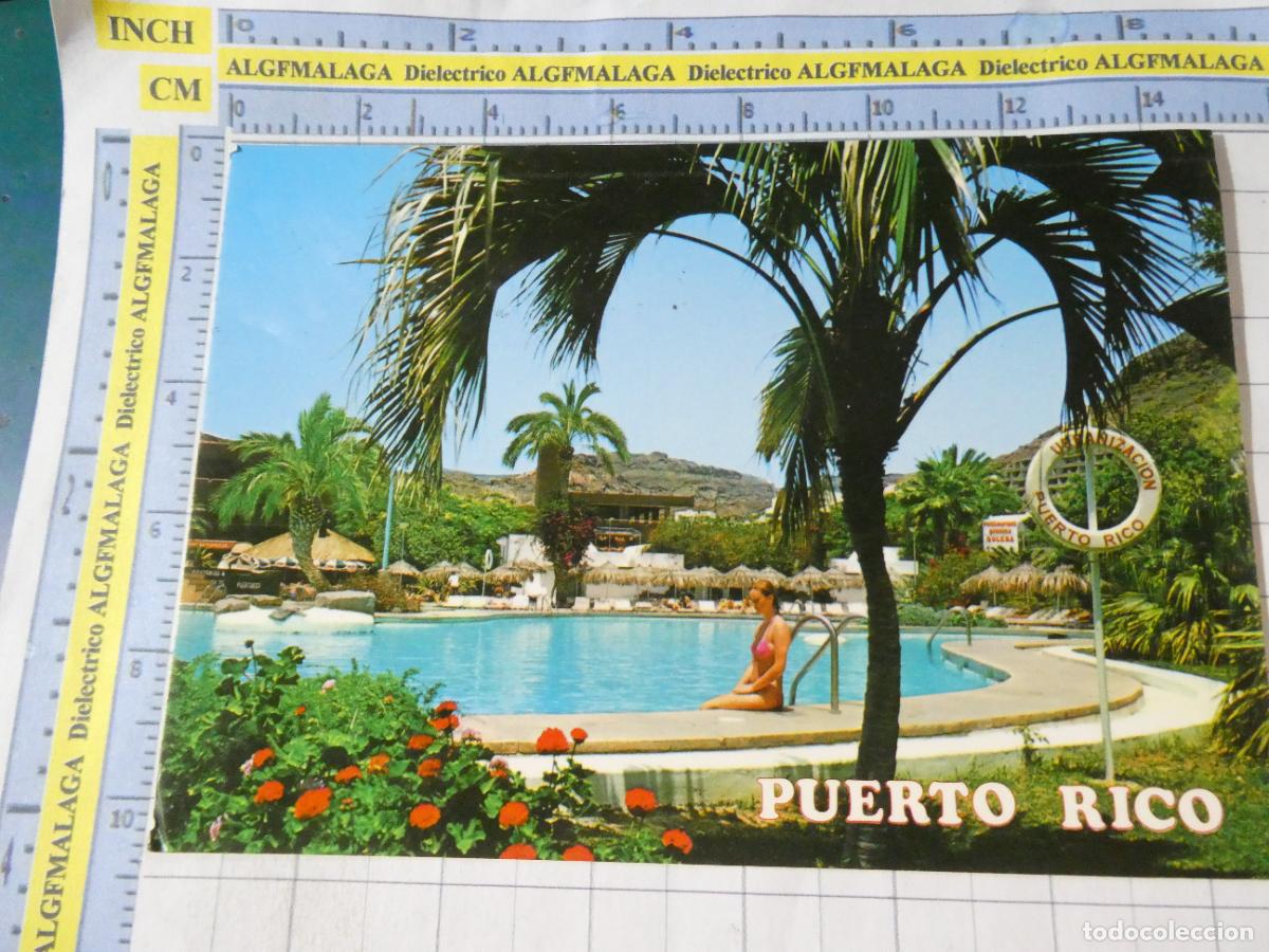 Postales: POSTAL DE GRAN CANARIA. A&Ntilde;O 1982. PUERTO RICO. MUJER BIKINI PISCINA. 10873 BRITO. 2739