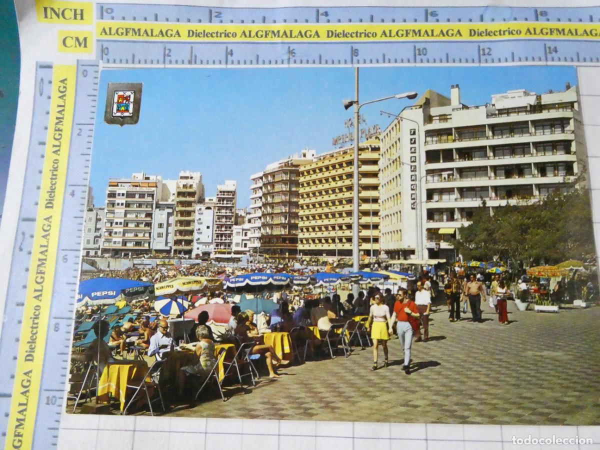 Postales: POSTAL DE GRAN CANARIA. A&Ntilde;O 1973. LAS PALMAS PLAYA LAS CANTERAS COMBRILLAS PEPSI COLA SCHWEPPES 2749