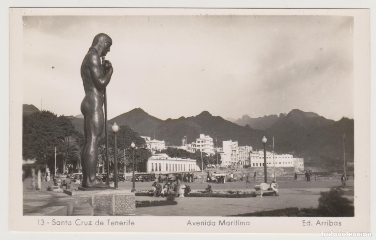Postales: TARJETA POSTAL - SANTA CRUZ DE TENERIFE - N&ordm; 13 - AVENIDA MARITIMA - ED. ARRIBAS