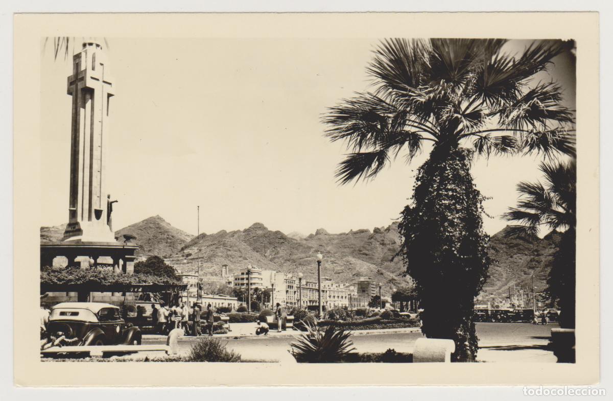 Postales: TARJETA POSTAL - SANTA CRUZ DE TENERIFE - PLAZA DE ESPA&Ntilde;A, DETALLE - N&ordm; 63 - EDICIONES LUJO
