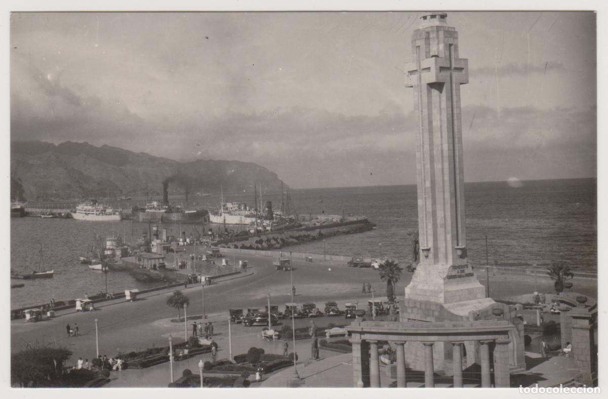 Postales: TARJETA POSTAL - SANTA CRUZ DE TENERIFE - MUELLE SUR DESDE LA PLAZA DE ESPA&Ntilde;A - N&ordm; 18 - P. ESPERON