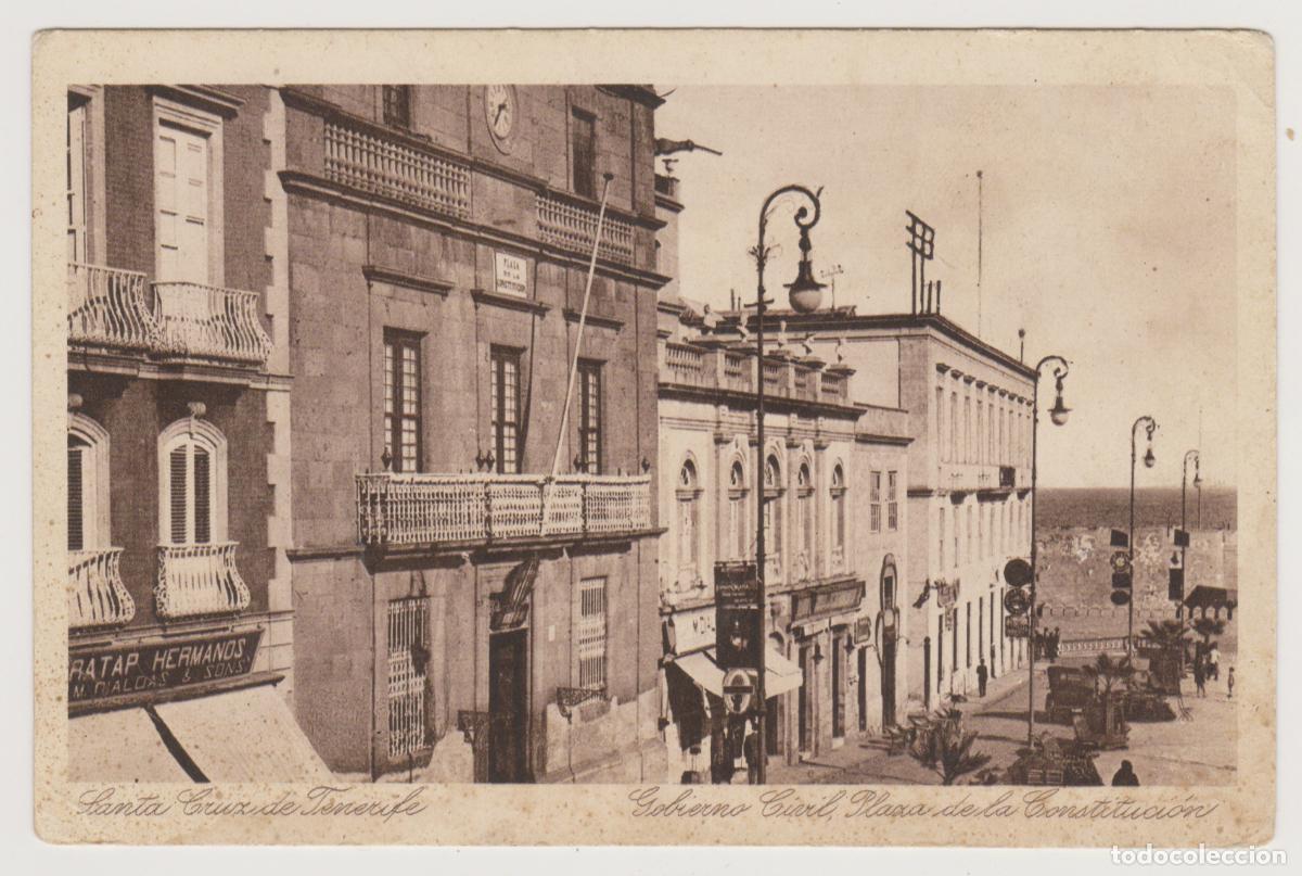 Postales: TARJETA POSTAL - SANTA CRUZ DE TENERIFE - GOBIERNO CIVIL - PLAZA DE LA CONSTITUCION