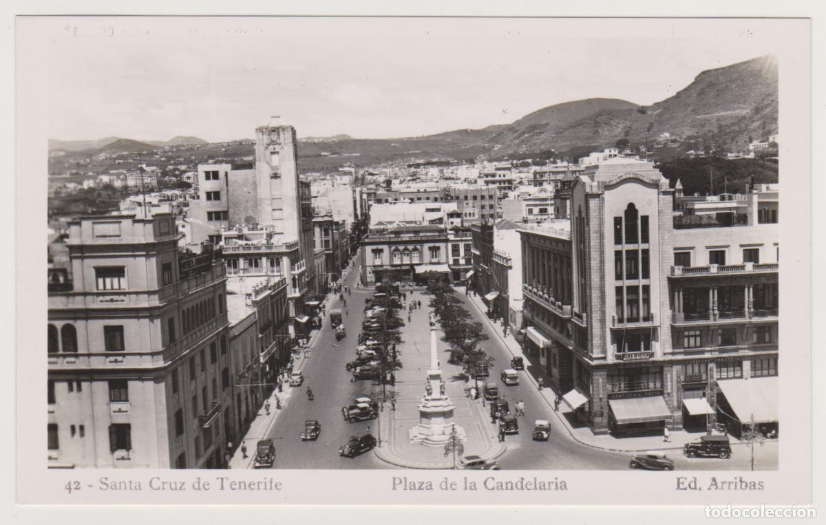 Postales: TARJETA POSTAL - SANTA CRUZ DE TENERIFE - PLAZA DE LA CANDELARIA - N&ordm; 42 - ED. ARRIBAS