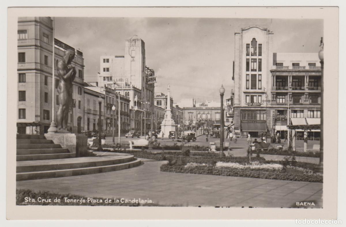 Postales: TARJETA POSTAL - STA. CRUZ DE TFE - PLAZA DE LA CANDELARIA - BAENA