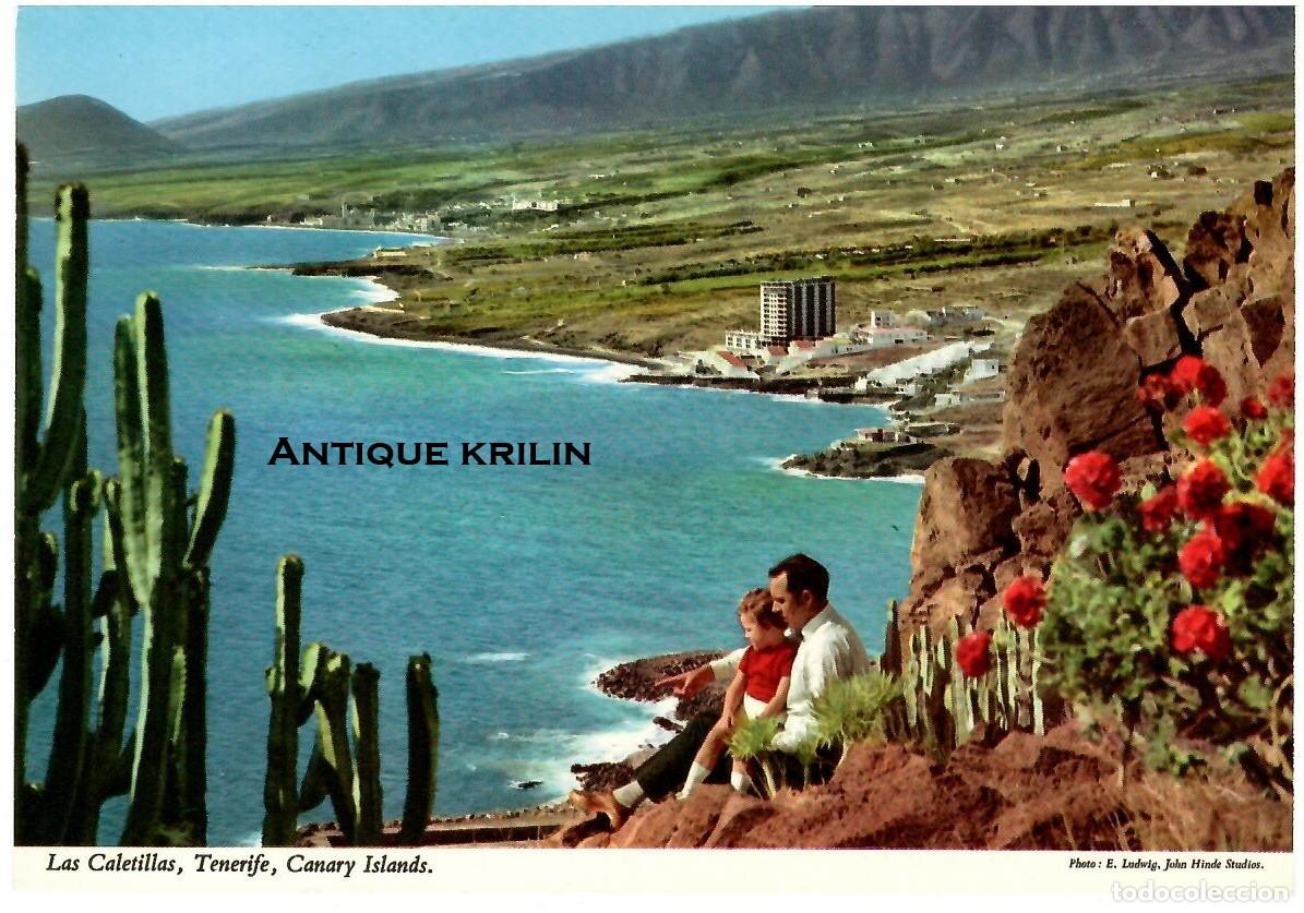 Postales: TENERIFE / LAS CALETILLAS / PHOTO LUDWIG - JOHN HINDE 2CT 169 / SIN FRANQUEAR PERO ESCRITA