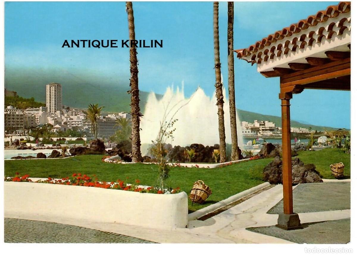 Postales: TENERIFE / PUERTO DE LA CRUZ N&ordm; 22 LAGO MARTIANEZ / LIT. ROMERO / SIN FRANQUEAR PERO ESCRITA