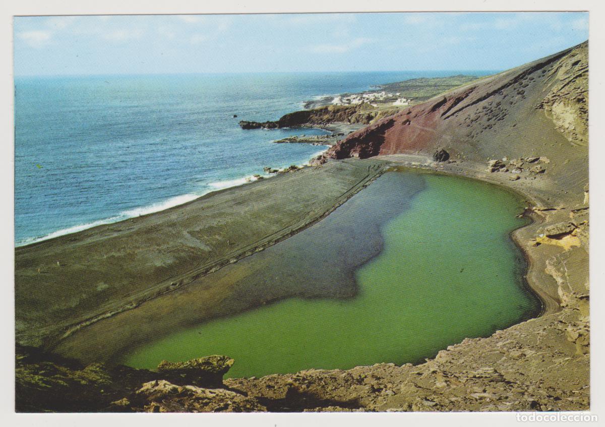 Postales: TARJETA POSTAL - LANZAROTE - LAGO DEL GOLFO - COLECCION LAS AFORTUNADAS - COMERCIAL SILVA