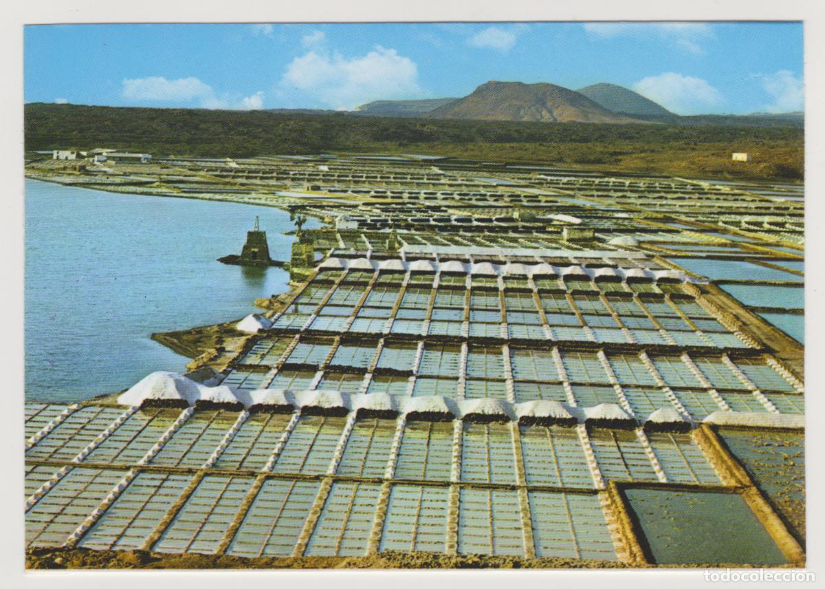 Postales: TARJETA POSTAL - LANZAROTE - SALINAS DEL JANUBIO - COLECCION LAS AFORTUNADAS - COMERCIAL SILVA