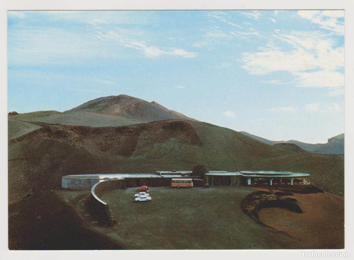 Postales: TARJETA POSTAL - LANZAROTE - MONTA&Ntilde;A DEL FUEGO - RESTAURANT - COLECCION LAS AFORTUNADAS - COM. SILVA