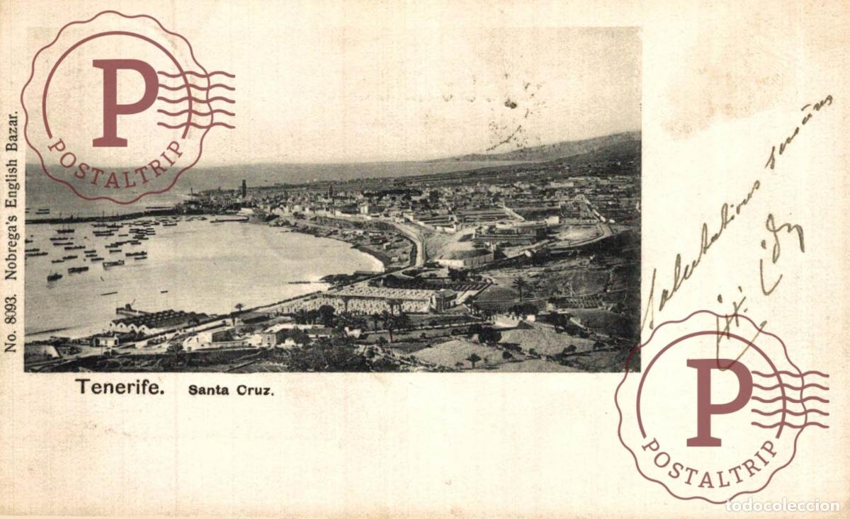 Postales: TENERIFE - SANTA CRUZ, NOBREGA`S ENGLISH BAZAR, N&ordm; 8093