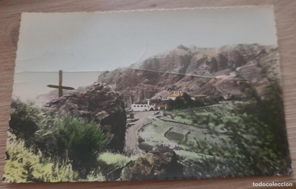 Postales: CANARIAS. GRAN CANARIA. TEJEDA PARADOR doblada