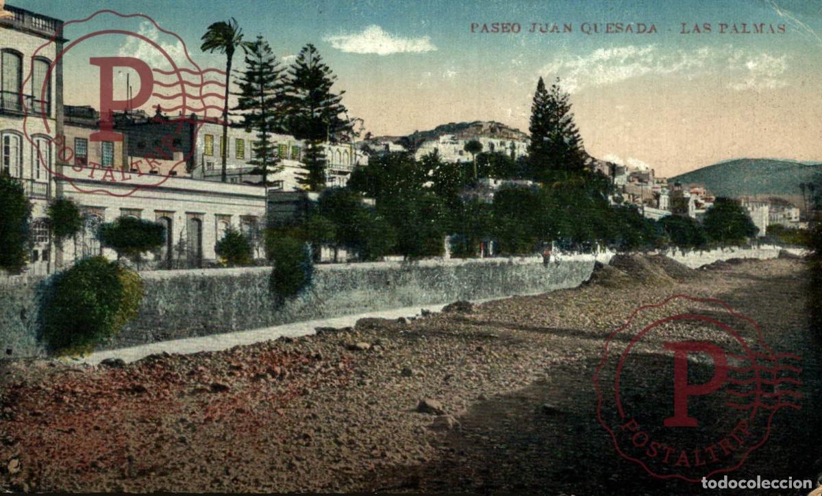 Postales: CANARIAS. LAS PALMAS DE GRAN CANARIA. PASEO JUAN QUESADA
