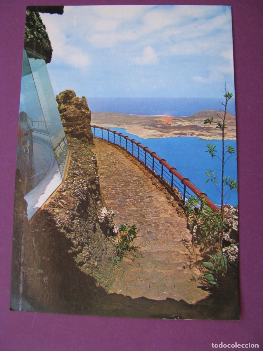 Postales: POSTAL DE LANZAROTE. MIRADOR DEL RIO, LA GRACIOSA.