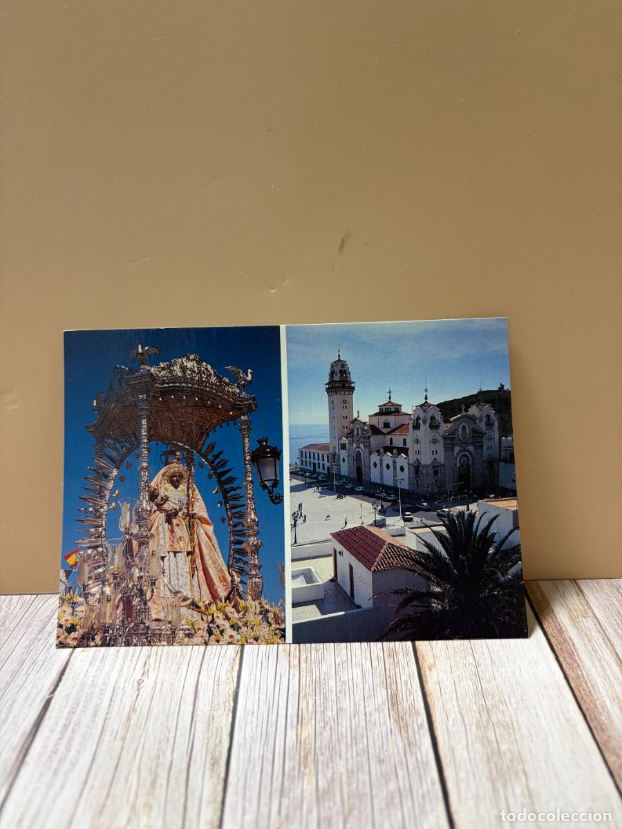 Postales: TARJETA POSTAL. TENERIFE. 428.- CANDELARIA. NTRA. SRA. VIRGEN DE LA CANDELARIA. ESCUDO DE ORO