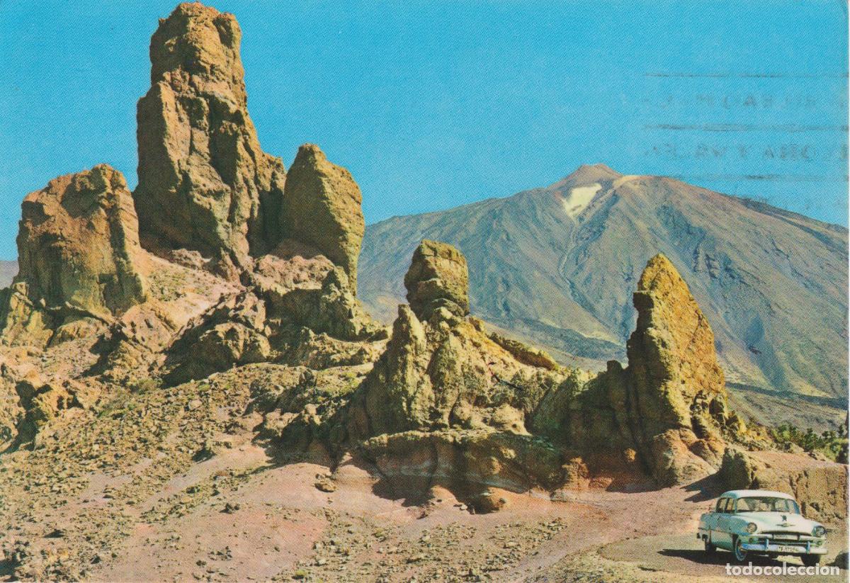 Postales: TENERIFE, PAISAJE T&Iacute;PICO Y TEIDE AL FONDO &ndash; EDICIONES GASTEIZ 2281 &ndash; CIRCULADA