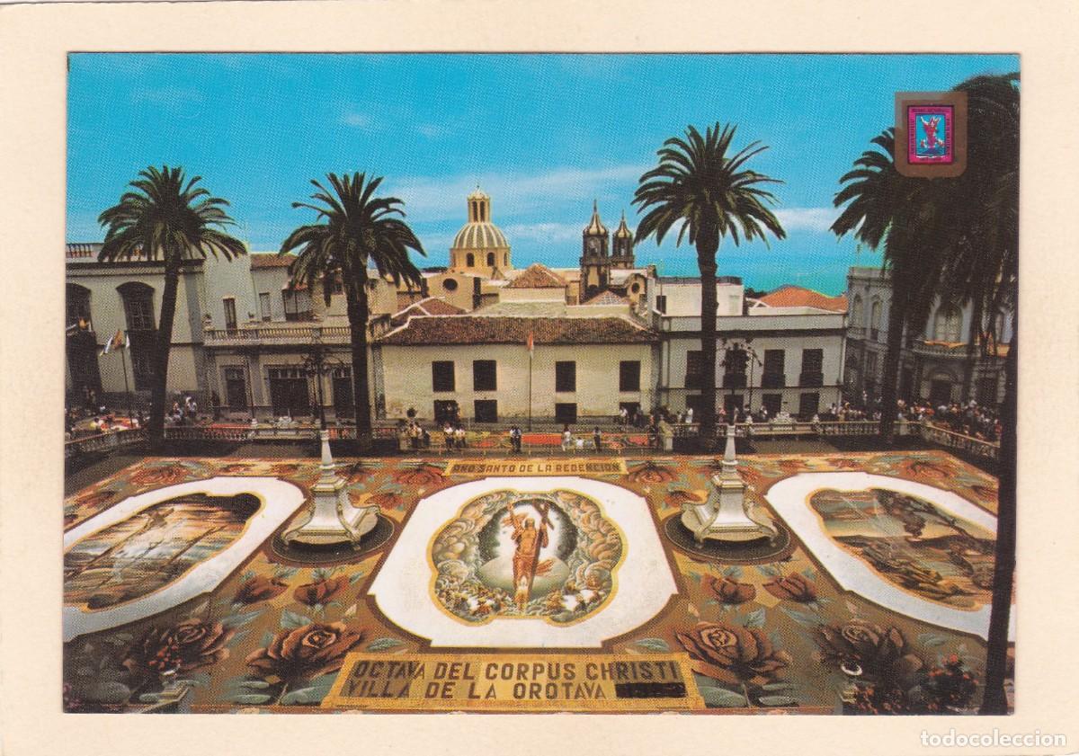 Postales: LA OROTAVA (TENERIFE). ALFOMBRA MONUMENTAL (1984)