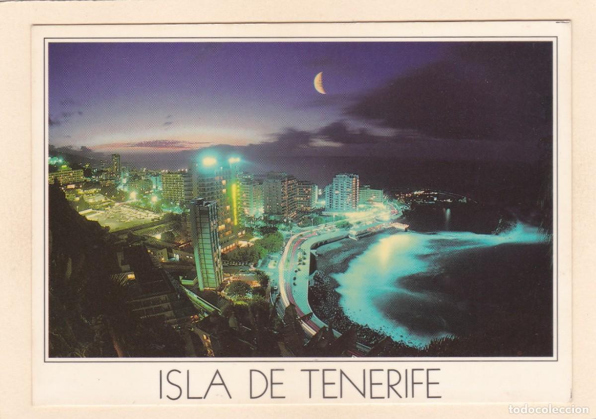 Postales: PUERTO DE LA CRUZ (TENERIFE). NOCTURNA (1985)